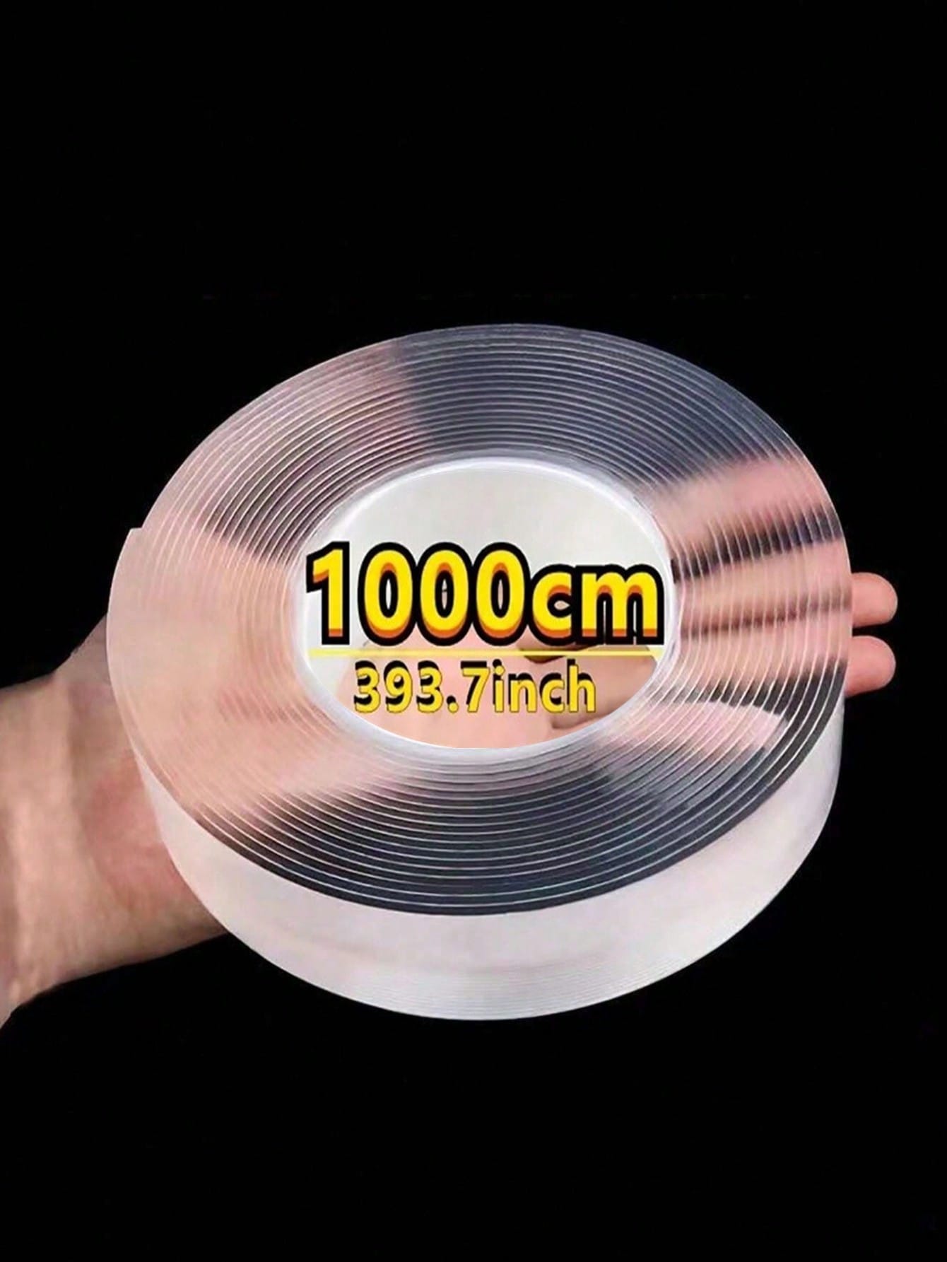 1pc Heavy Duty Double Sided Tape- Reusable, Residue-Free, Strong Adhesive, Multi-Purpose, Removable & Washable, Suitable For Home, Office & Car!1/3/5M Double Nano Tape Tracsless Double Sided Tape Tra