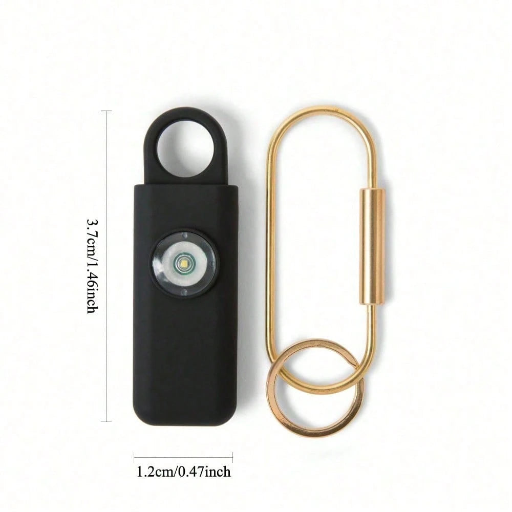 1pc Personal Safety Alarm Keychain For Women, 130dB Emergency SOS Alarm & Self Defense Alarm Keychain, Anti Assault Personal Siren Device With LED Flashing Light
