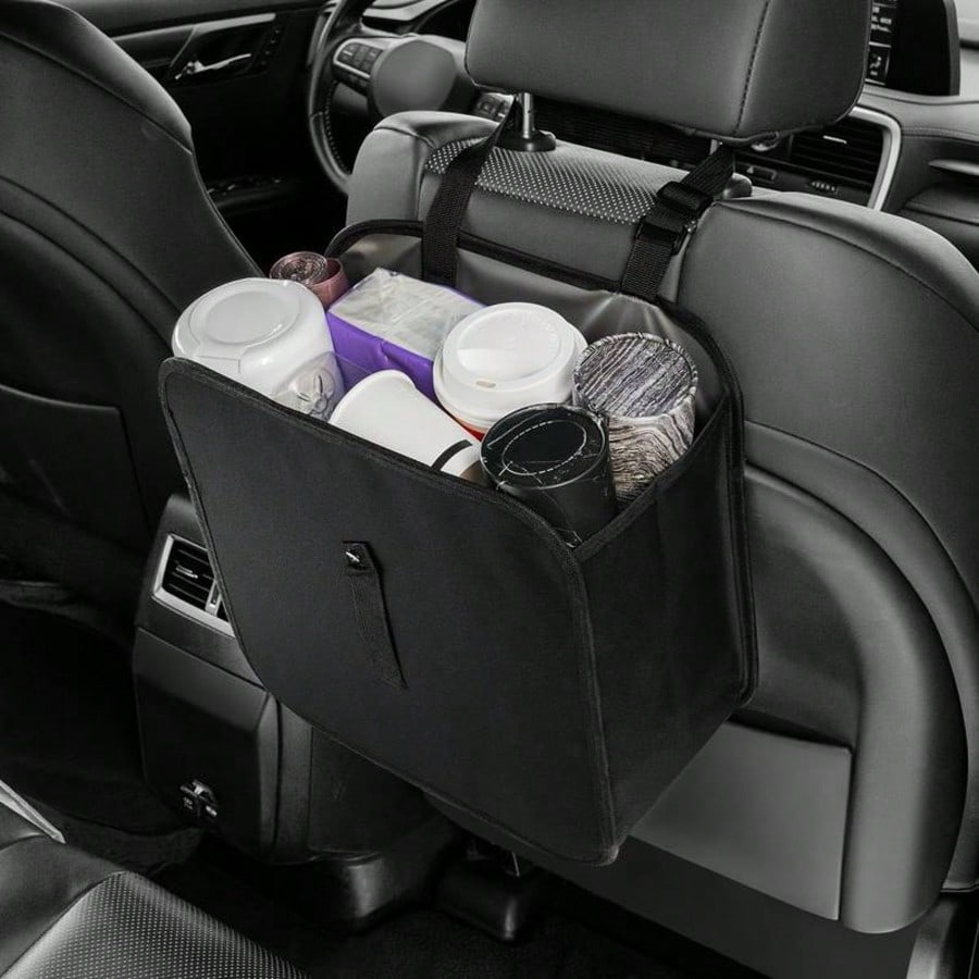 Car Trash Can, Leak-Proof Waterproof Garbage Can, Foldable Portable Car Trash Bag, Compact Car Trash Can, Designed For Organizing Trash And Keeping The Car Interior Clean During Travel