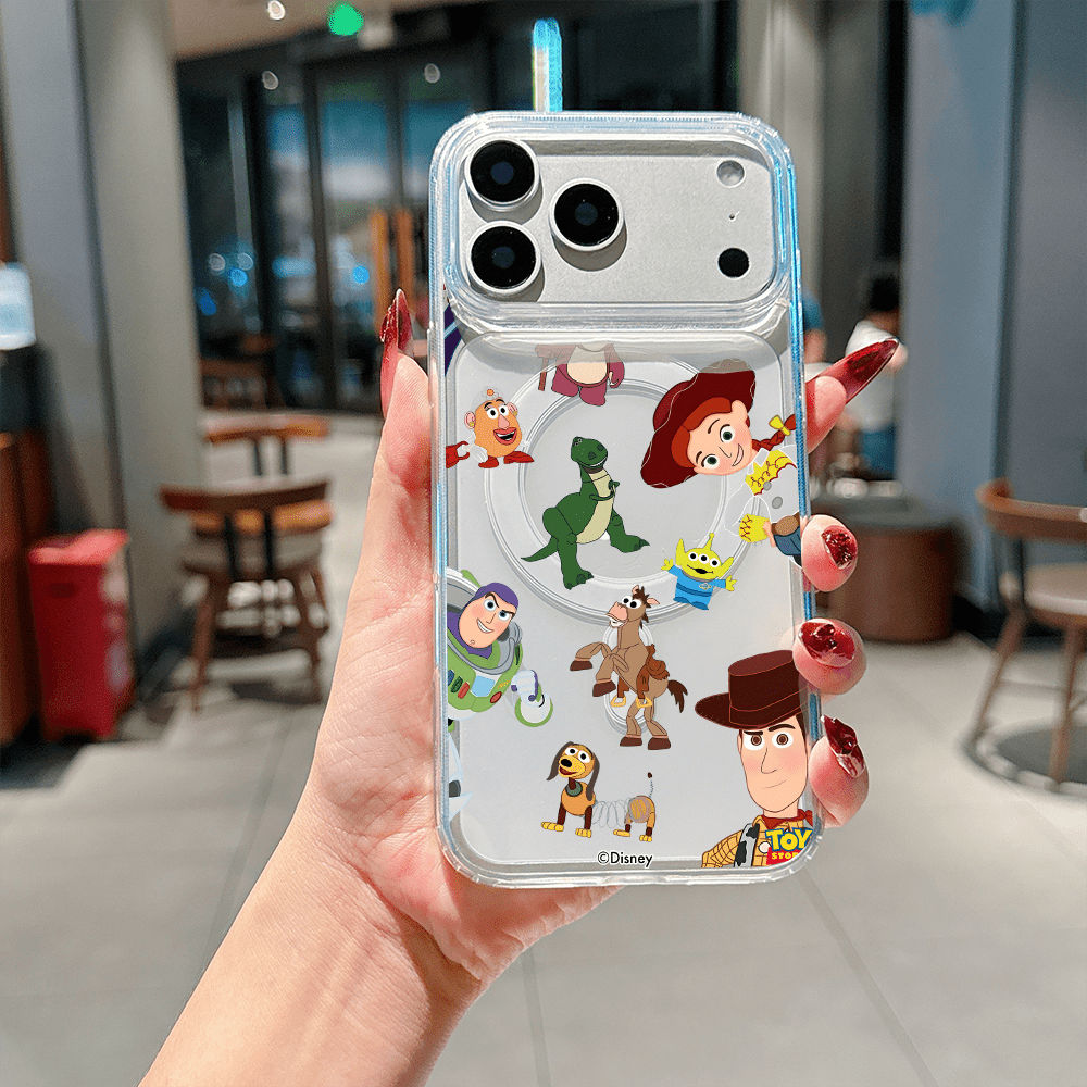 Disney What Toy Story Patterned Phone Case Featuring Beloved Characters Like Woody, Buzz, And Rex. Compatible With IPhone 17, 16, 15, 14, 13, 12, And 11 Pro Models. Made Of Durable TPU With Shockproof