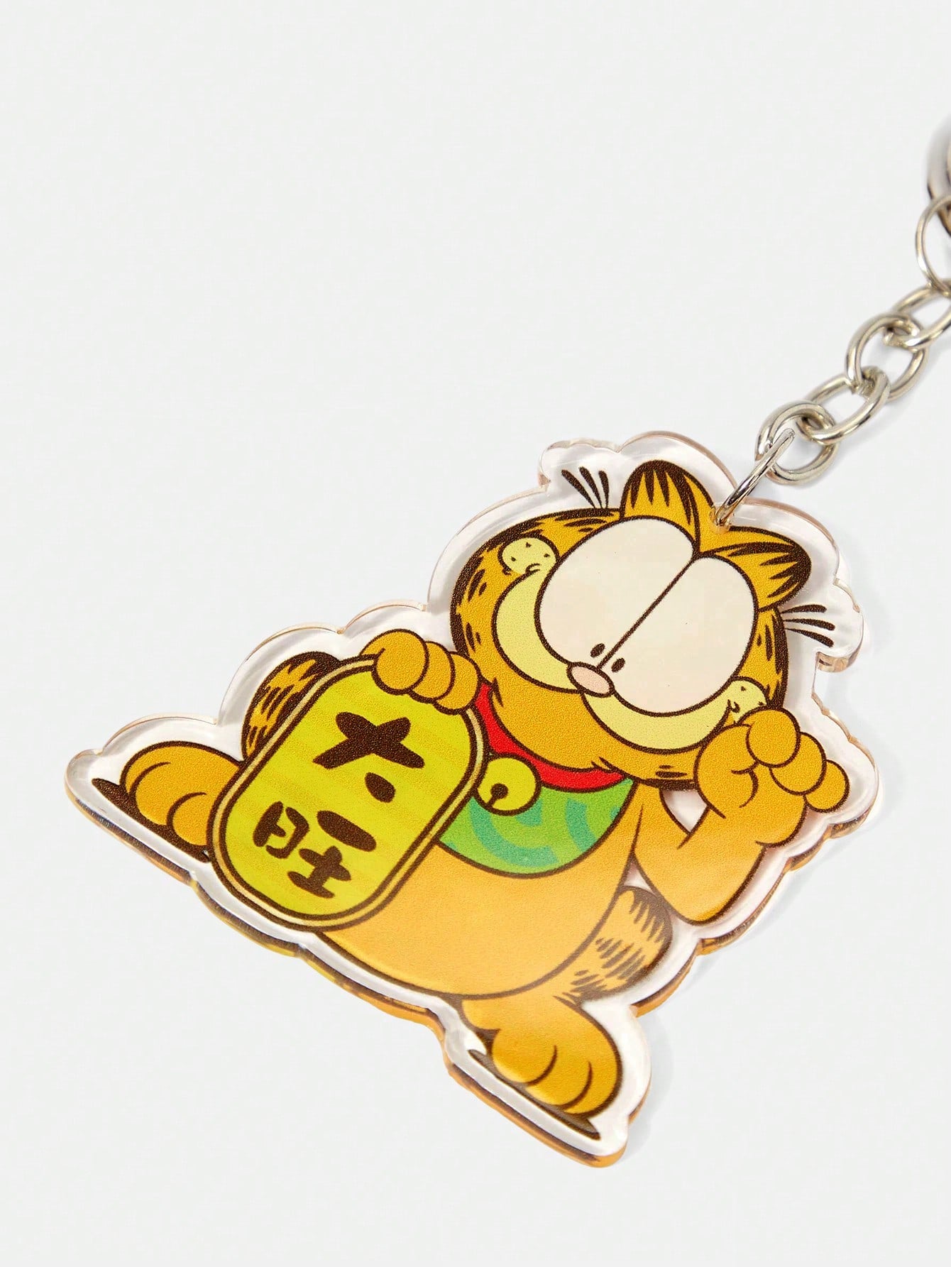GARFIELD| Cartoon Orange Cat Acrylic Keychain, Cute Animal Bag Hanging