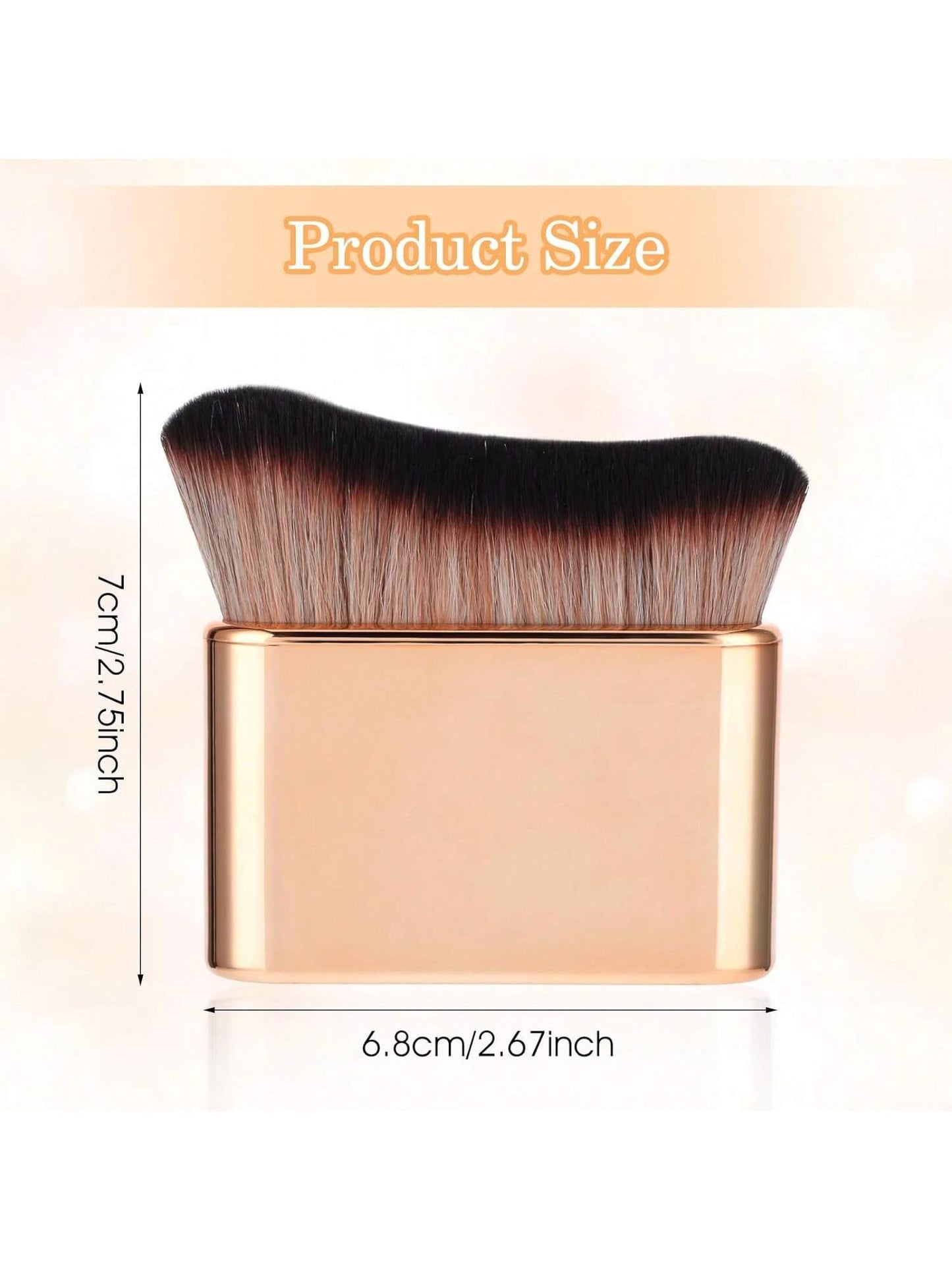 Self-Tanning Brush, Kabuki Body Brush, Professional Body Makeup Brush (For Perfect Leg Makeup), Bronze Powder Highlighting Brush, High-Density Foundation Brush (For Cream Foundation), Foundation Brush