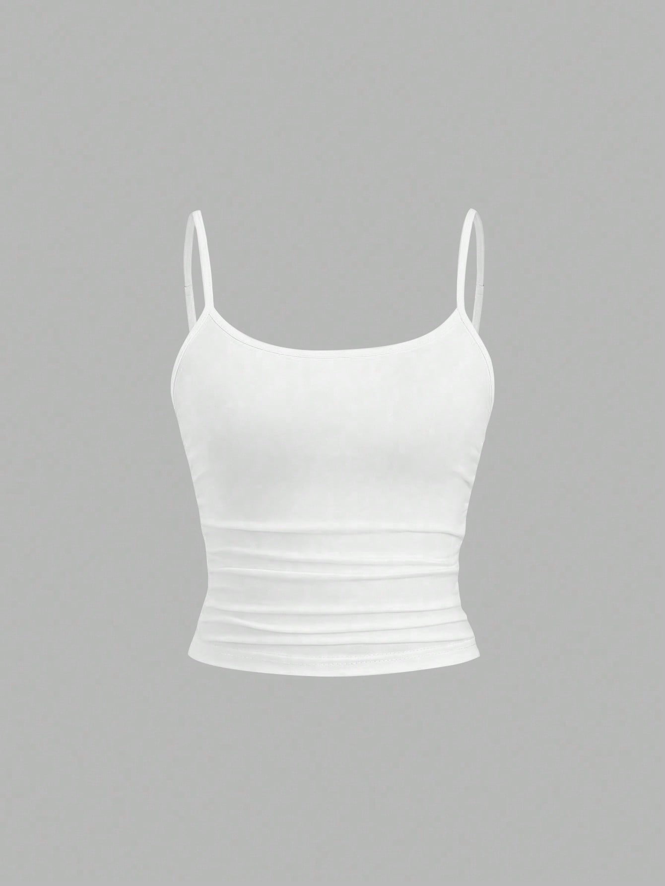 Sweetra Women's Fitted Camisole, Slim Fit, Layering Sleeveless Top Y2K