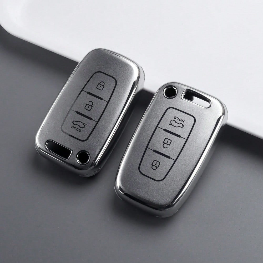 TPU Car Remote Key Case For Sonata, Genesis Coupe, And Ix35; For Kia Forte, Sportage, K2, And K5; Key Shell Holder And Fob Accessories