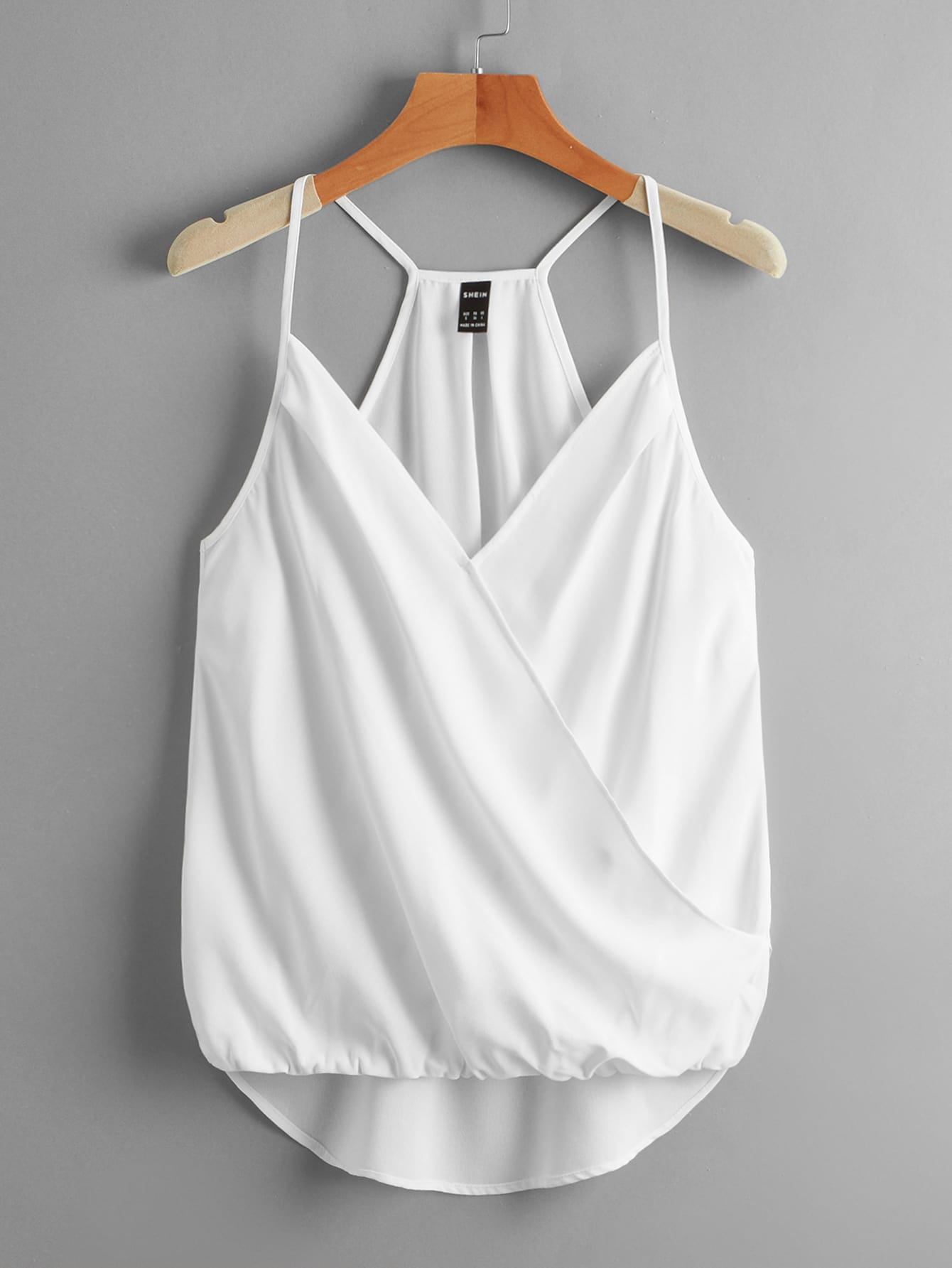 VCAY Wrap Front Cami Top