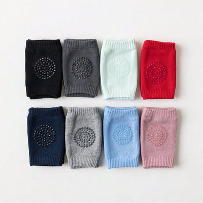 1/2/3/5/8 Pairs Baby Crawling And Walking Knee Pads, Unisex, Mixed Colors Available, Non-Slip Indoor And Outdoor Knee Protector Sleeves, Baby Supplies
