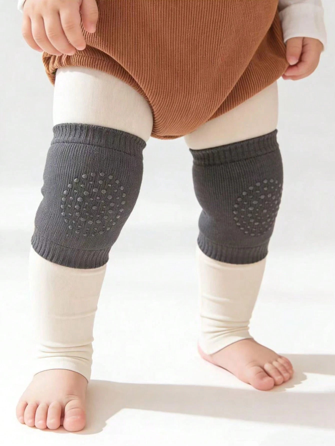 1/2/3/5/8 Pairs Baby Crawling And Walking Knee Pads, Unisex, Mixed Colors Available, Non-Slip Indoor And Outdoor Knee Protector Sleeves, Baby Supplies