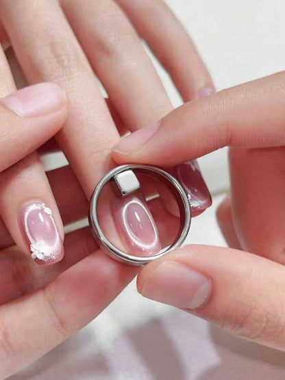 1/2/3pcs Magnetic Cat Eye Nail Polish Set, Multi-Functional Strong Magnetic Cat Eye Gel Nail Polish, Ring Steel Ball Combination Design, Super Strong Adhesion, Suitable For Beginners Nail Art Tools