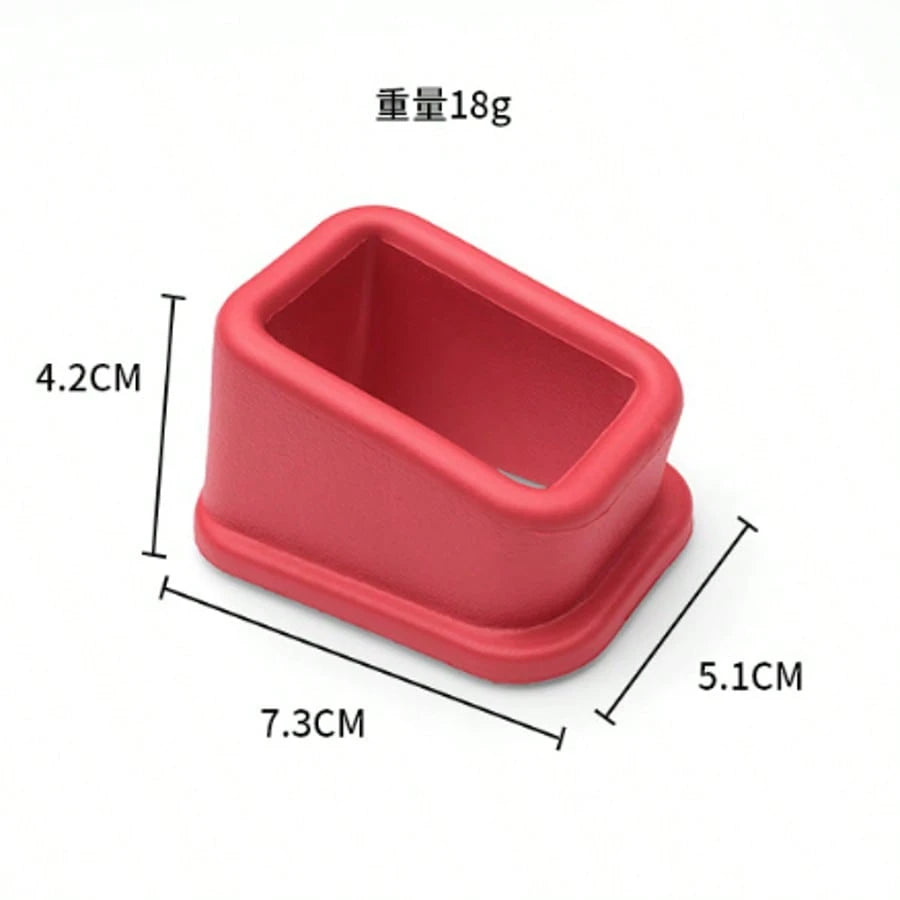 1/2/5pcs Silicone Seat Belt Buckle Fasteners, Seat Belt Slot Fixers, Car Seat Belt Buckle Reinforcers, Easy Access, Keep Slot Buckle Upright, Suitable For Most Car Seat Belt Buckle Fixers