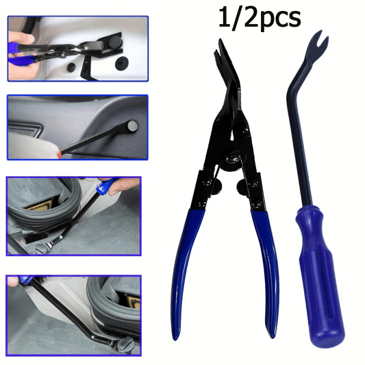 1/2pcs Lamp Pliers, Cold Glue, Headlight Removal Tool, Rubber Buckle Driver, Plastic Rivet Removal Pliers, Car Buckle Pliers, Driver