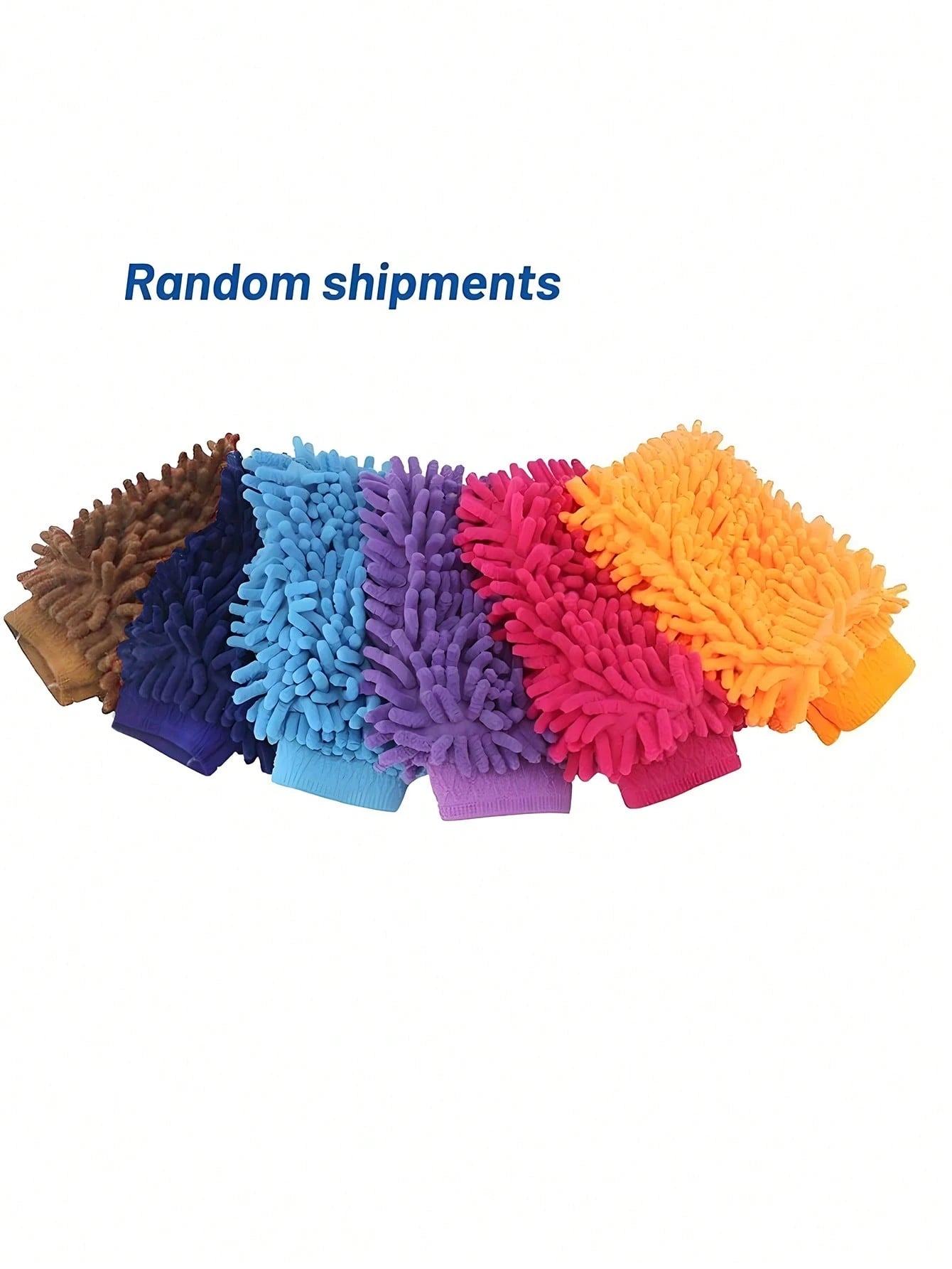 1/3/5pcs Chenille Coral Fleece Gloves, Car Washing Towel, Squeegee, Car Cleaning Accessories