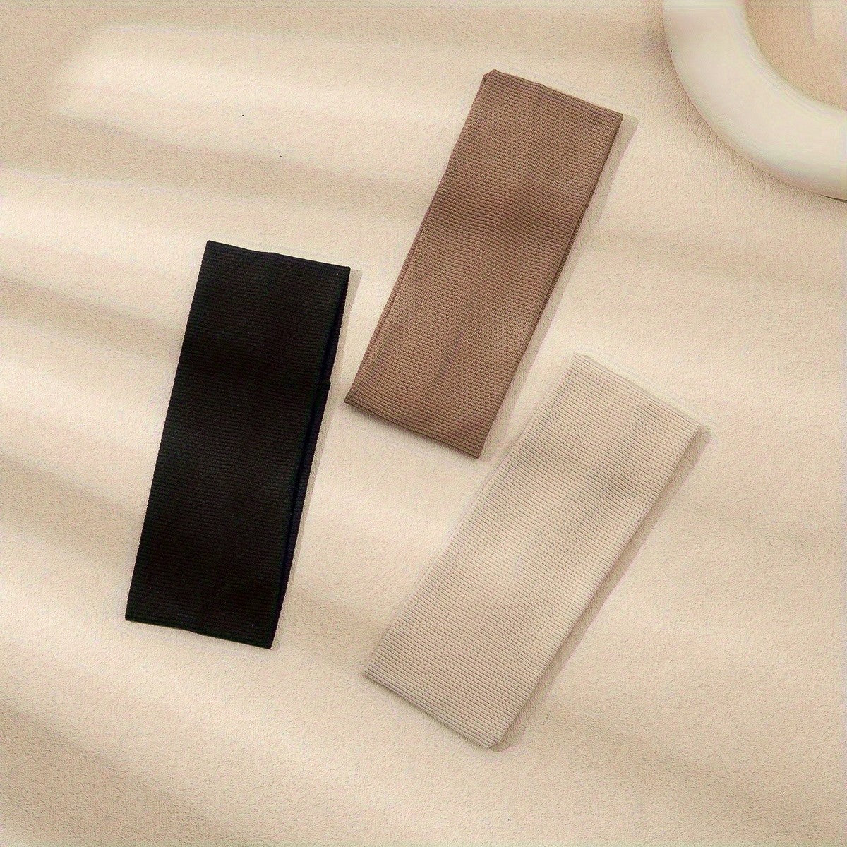 1/3pcs Fashion Headbands, Soft & Elastic, Solid Color Non-Slip Hairbands, Suitable For Sports And Daily Use, Hair Accessories, Holiday Essential