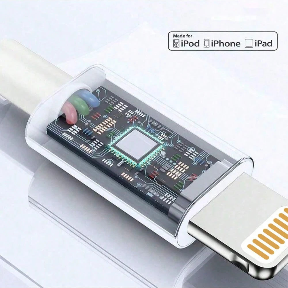 1-3pcs PD Fast Charging 200cm/6.6ft Charging Cable Compatible With IPhone 14 Pro Max/14 Pro/14 Plus/14/13/12/11/Xs Max/XR/X/IPad Series, Fast Charger Adapter Cable