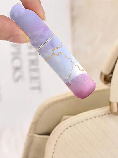 1/4pcs New Gilded Marble Perfume Spray Bottle, 5ml Bottom Perfume Bottle, Travel Portable Mini Perfume Sub-Packing Tool, For Men And Women, Available In A Variety Of Colors, Birthday Gifts For Family