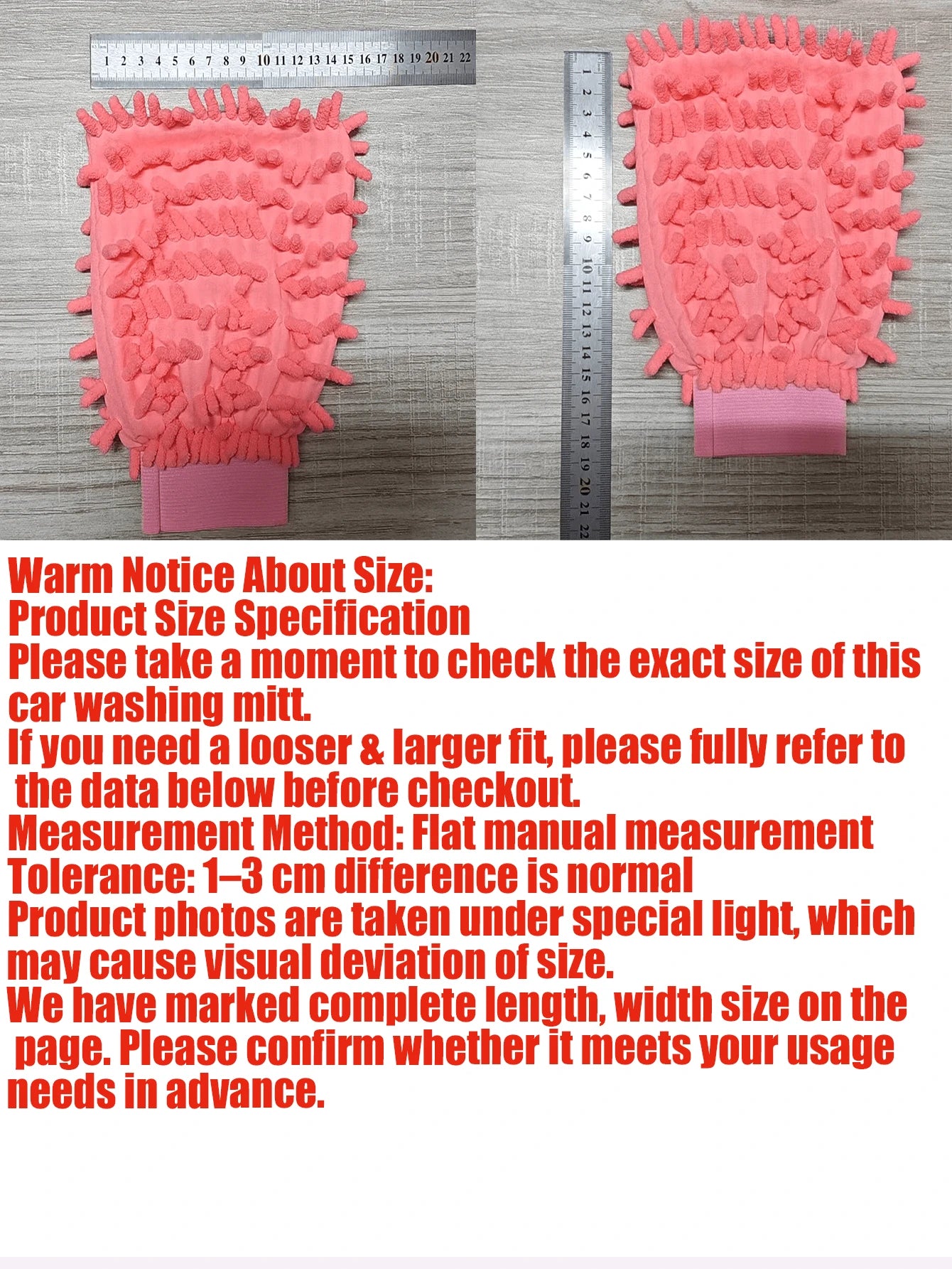 1/5pcs Premium Soft Chenille Car Wash Gloves- Double-Sided Plush Microfiber, Non-Scratch Cleaning Gloves, Suitable For Car Washing, Auto Detailing, Trucks, Boats| High-Quality Auto Cleaning Accessor