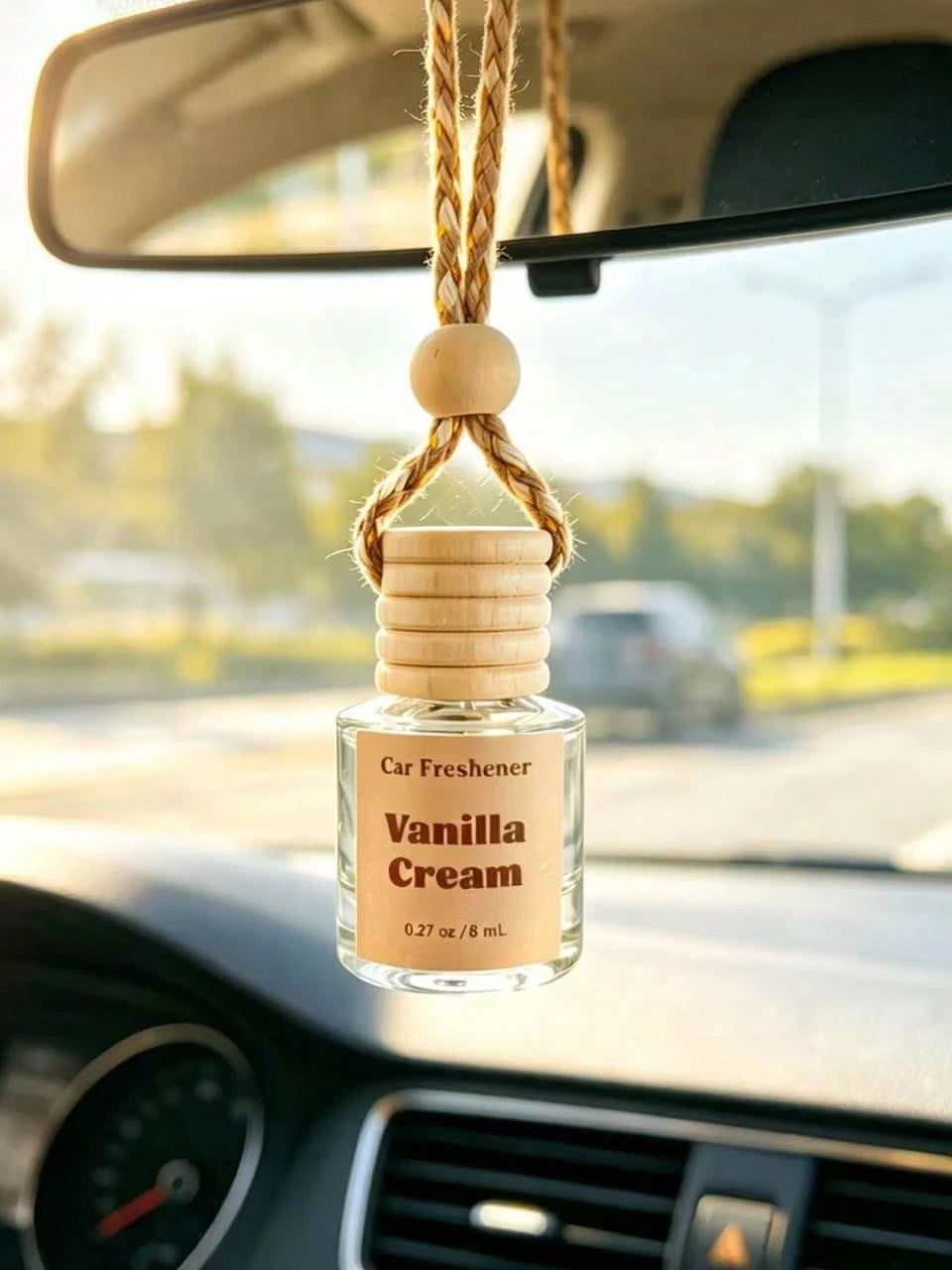 1 Bottle Essential Oil, Suitable For Car Hanging Ornaments, Aroma Diffusers, Humidifiers, Daily Home Use And Relaxation. Scents Include: Strawberry Cake, Vanilla Cream, Cherry Blossom, Vanilla, Cocoa