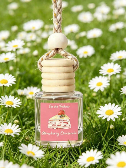 1 Bottle Essential Oil, Suitable For Car Hanging Ornaments, Aroma Diffusers, Humidifiers, Daily Home Use And Relaxation. Scents Include: Strawberry Cake, Vanilla Cream, Cherry Blossom, Vanilla, Cocoa
