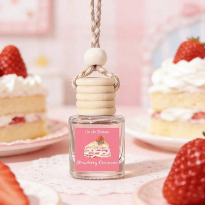 1 Bottle Essential Oil, Suitable For Car Hanging Ornaments, Aroma Diffusers, Humidifiers, Daily Home Use And Relaxation. Scents Include: Strawberry Cake, Vanilla Cream, Cherry Blossom, Vanilla, Cocoa