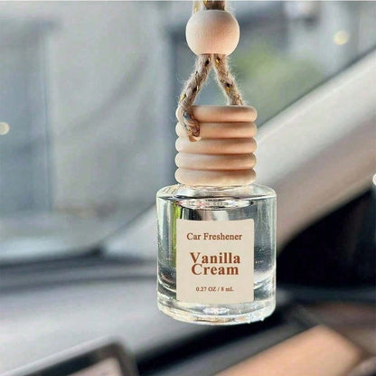 1 Bottle Essential Oil, Suitable For Car Hanging Ornaments, Aroma Diffusers, Humidifiers, Daily Home Use And Relaxation. Scents Include: Strawberry Cake, Vanilla Cream, Cherry Blossom, Vanilla, Cocoa