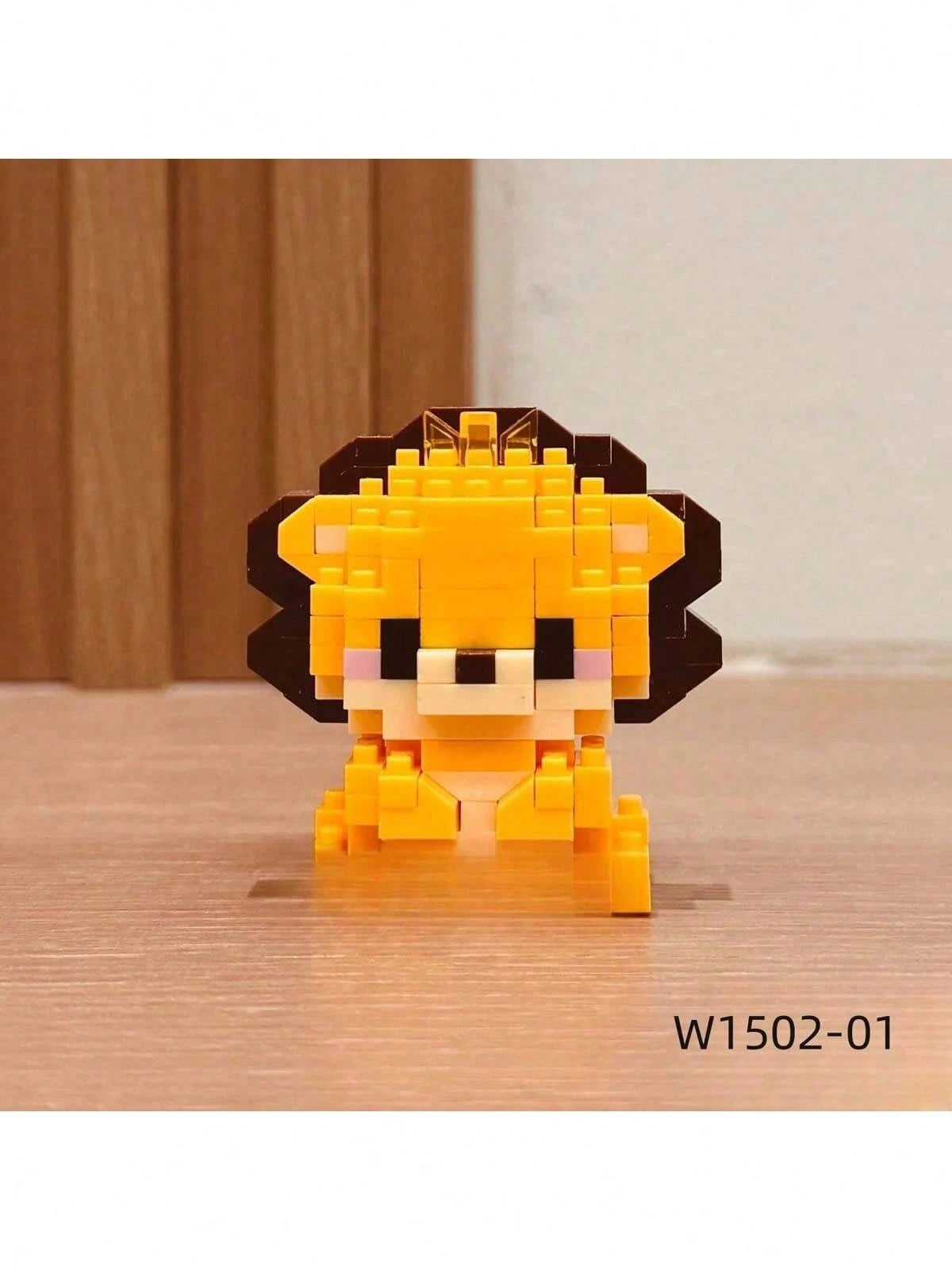 1 Cute Animal Building Blocks, Birthday Gift, DIY Animal Series Blocks, Desktop Decor, Stress Relief, Home Collection Decor, Assembled Dolls, Office Desk Ornament, Desktop Decoration