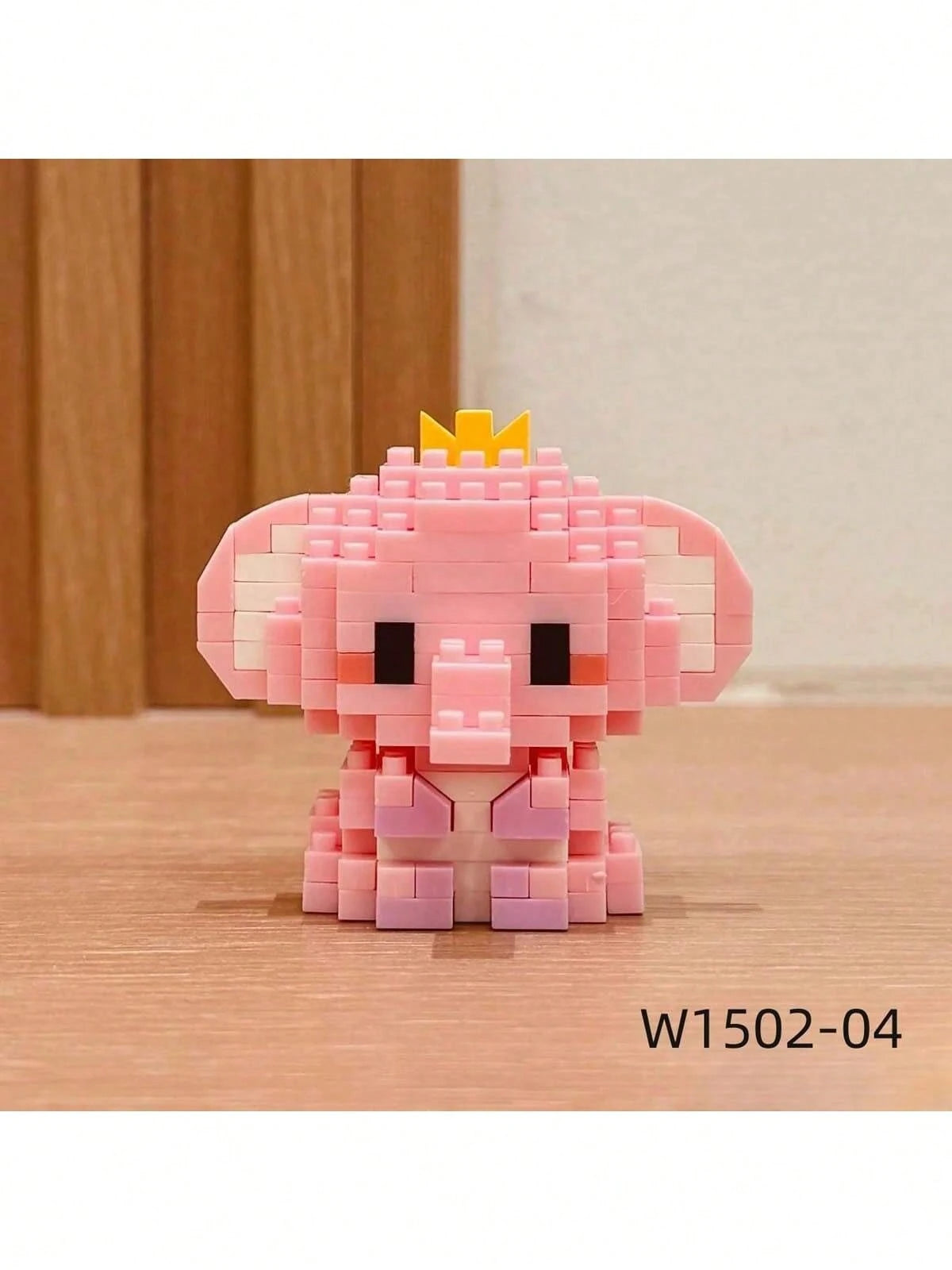1 Cute Animal Building Blocks, Birthday Gift, DIY Animal Series Blocks, Desktop Decor, Stress Relief, Home Collection Decor, Assembled Dolls, Office Desk Ornament, Desktop Decoration