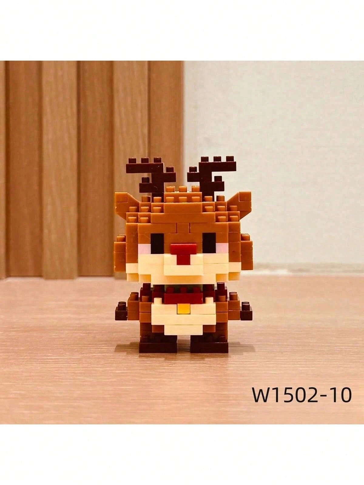 1 Cute Animal Building Blocks, Birthday Gift, DIY Animal Series Blocks, Desktop Decor, Stress Relief, Home Collection Decor, Assembled Dolls, Office Desk Ornament, Desktop Decoration