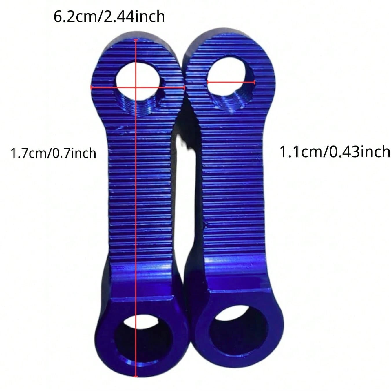 1 Pair Motorcycle Rearview Mirror Extension Bracket CNC Aluminum Alloy Raised Base 10mm Universal Rearview Mirror Extension Adapter Bracket Suitable For Motorcycle And Electric Scooter