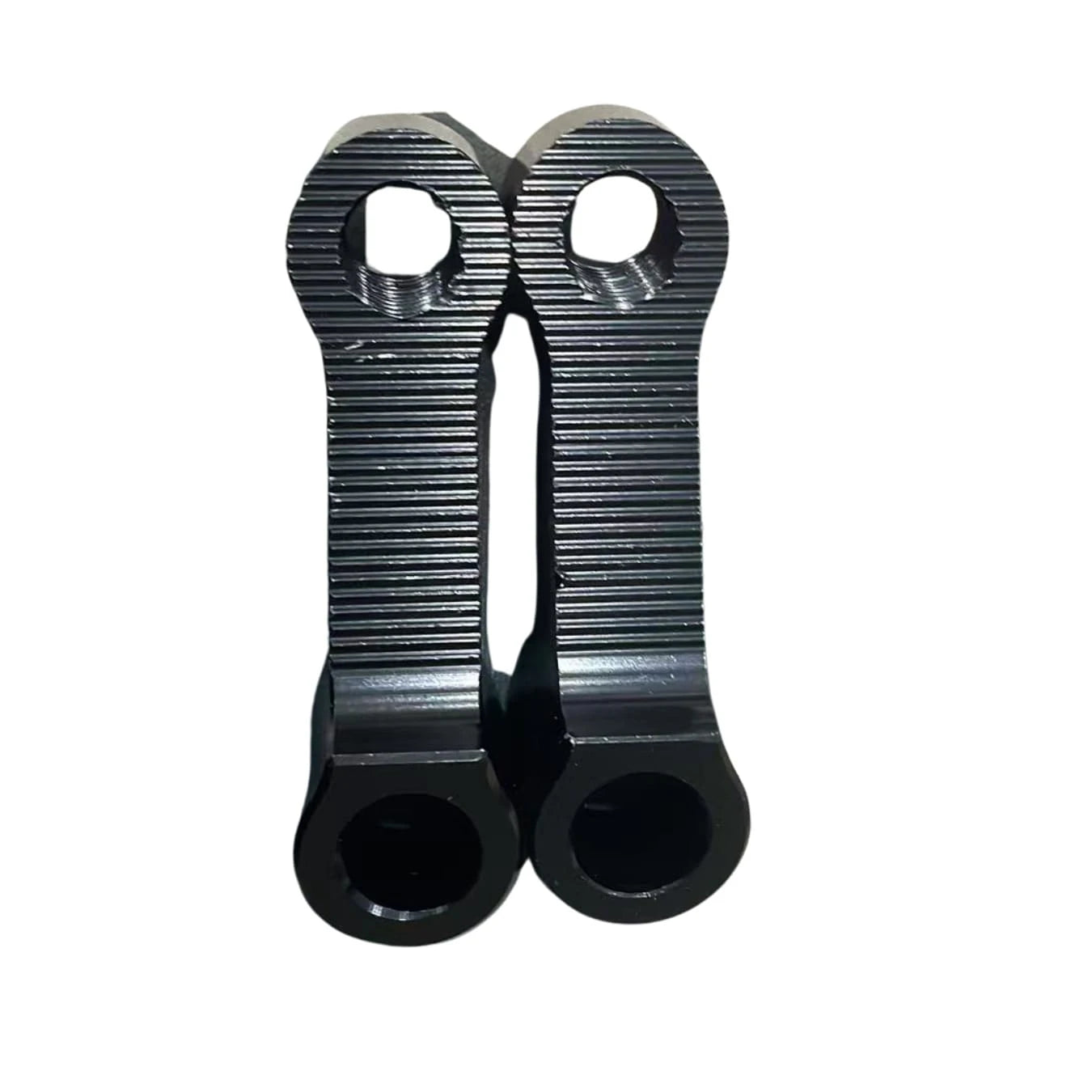 1 Pair Motorcycle Rearview Mirror Extension Bracket CNC Aluminum Alloy Raised Base 10mm Universal Rearview Mirror Extension Adapter Bracket Suitable For Motorcycle And Electric Scooter