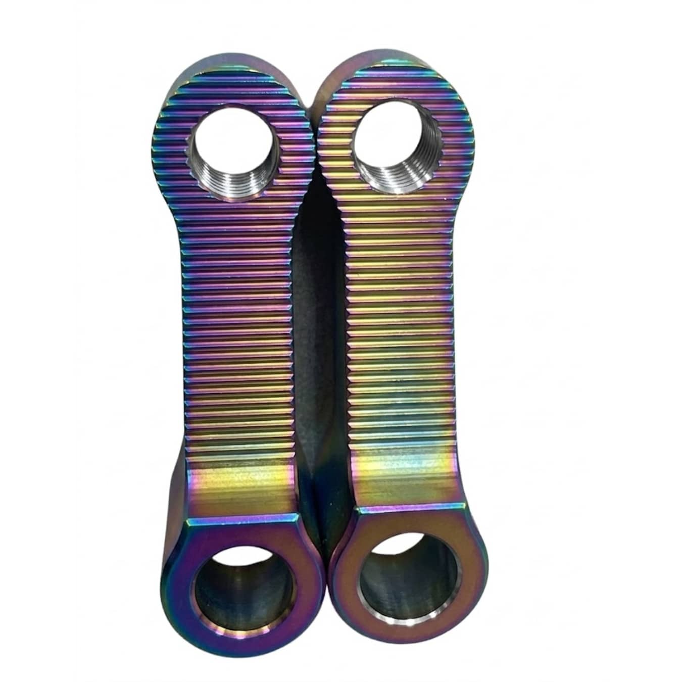 1 Pair Motorcycle Rearview Mirror Extension Bracket CNC Aluminum Alloy Raised Base 10mm Universal Rearview Mirror Extension Adapter Bracket Suitable For Motorcycle And Electric Scooter