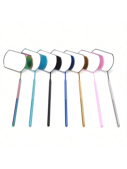 1 Pc Lash Extension Mirror Eyelash Extension Grafting Tools Stainless Steel Multifunction Checking Lash Mirror Beauty Makeup-Lash Extension Tools-Lash Artist Mirror