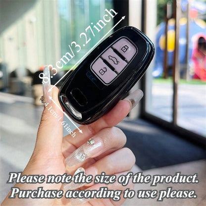 1 Pc TPU Car Smart Key Protection Case Fit For Audi R8 Q5 Q7 S3 S4 S5 S6 S7 S8 SQ5 RS5 RS7 A4 A5 A6 A7 A8 Accessories