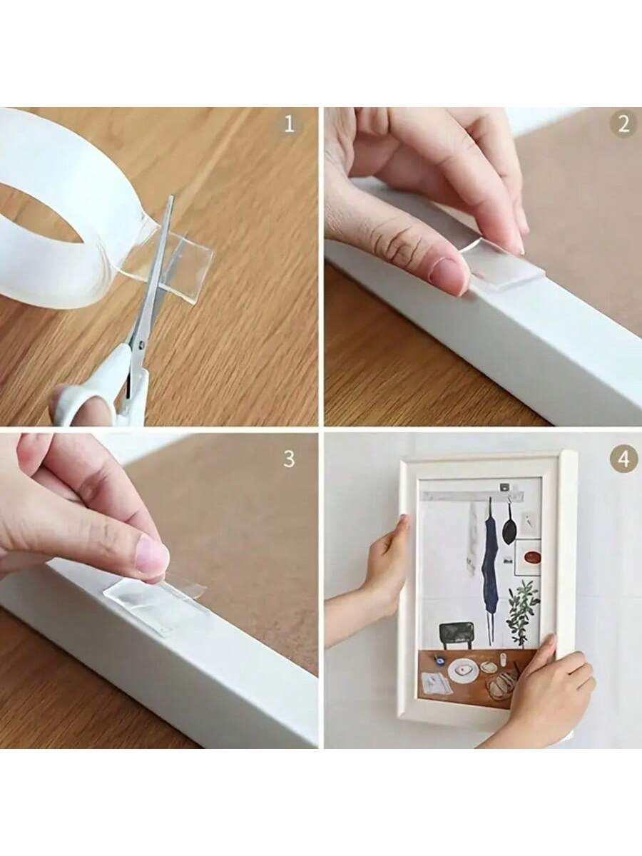1 Piece Of Nano Double-Sided Tape, High Viscosity Invisible Tape, Acrylic Nano Tape