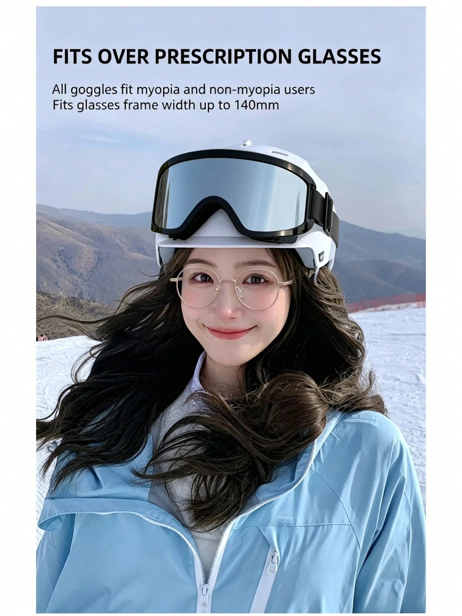 1 Piece Of Neutral Ski Goggles, Motorcycle Goggles, Riding Goggles, Snowmobile Ski Goggles, Outdoor Travel Goggles