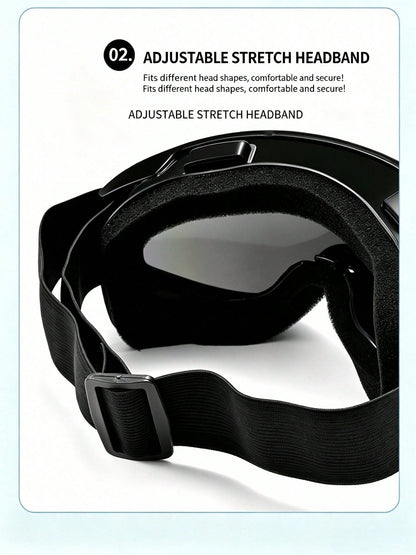 1 Piece Of Neutral Ski Goggles, Motorcycle Goggles, Riding Goggles, Snowmobile Ski Goggles, Outdoor Travel Goggles