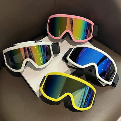 1 Piece, Winter Skiing Equipment, Adult Skiing Goggles, KTM Motorcycle Goggles, Riding Goggles, Snowmobile Goggles, Sponge Comfortable Goggles, Ski Goggles That Can Wear Myopia Glasses, Outdoor Sports