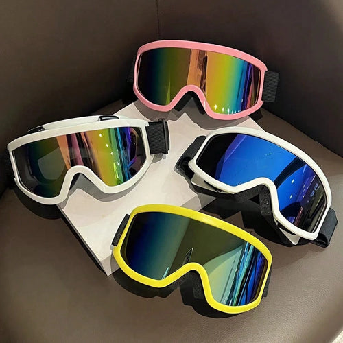 1 Piece, Winter Skiing Equipment, Adult Skiing Goggles, KTM Motorcycle Goggles, Riding Goggles, Snowmobile Goggles, Sponge Comfortable Goggles, Ski Goggles That Can Wear Myopia Glasses, Outdoor Sports