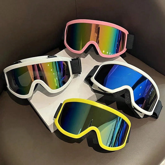 1 Piece, Winter Skiing Equipment, Adult Skiing Goggles, KTM Motorcycle Goggles, Riding Goggles, Snowmobile Goggles, Sponge Comfortable Goggles, Ski Goggles That Can Wear Myopia Glasses, Outdoor Sports