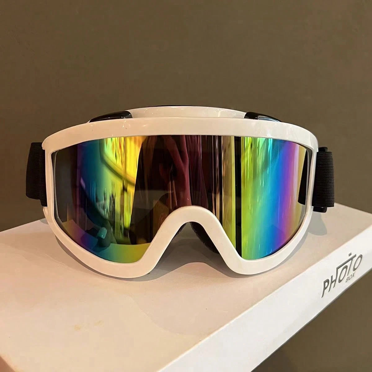 1 Piece, Winter Skiing Equipment, Adult Skiing Goggles, KTM Motorcycle Goggles, Riding Goggles, Snowmobile Goggles, Sponge Comfortable Goggles, Ski Goggles That Can Wear Myopia Glasses, Outdoor Sports