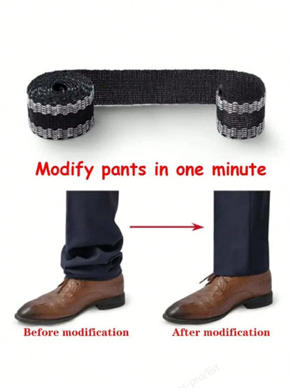 1 Roll Self-Adhesive Seamless Hem Tape, Can Be Used To Iron Pants Edges To Shorten Hem Length, No Cutting Required. Fabric Patch Tape For Modifying Pant Legs, Can Be Used To Adjust The Length Of Jeans