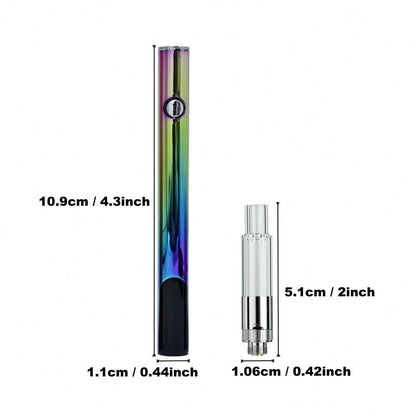 1 Set 510 Threaded Battery Pen, Short Circuit Detection Atomizer, With Digital Screen Display, Adjustable Voltage, USB-C Charging, A DIY Maintenance Tool Suitable For Rosin Dispensing Short Circuit De