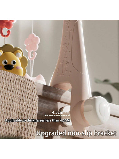 1 Set Cartoon Crib Mobile, Automatic Rotation With Light & Music, Cartoon Penguin Electric Rotating Musical Crib Mobile, Suitable For Daily Use, Some Accessories Randomly Shipped, Christmas Gift