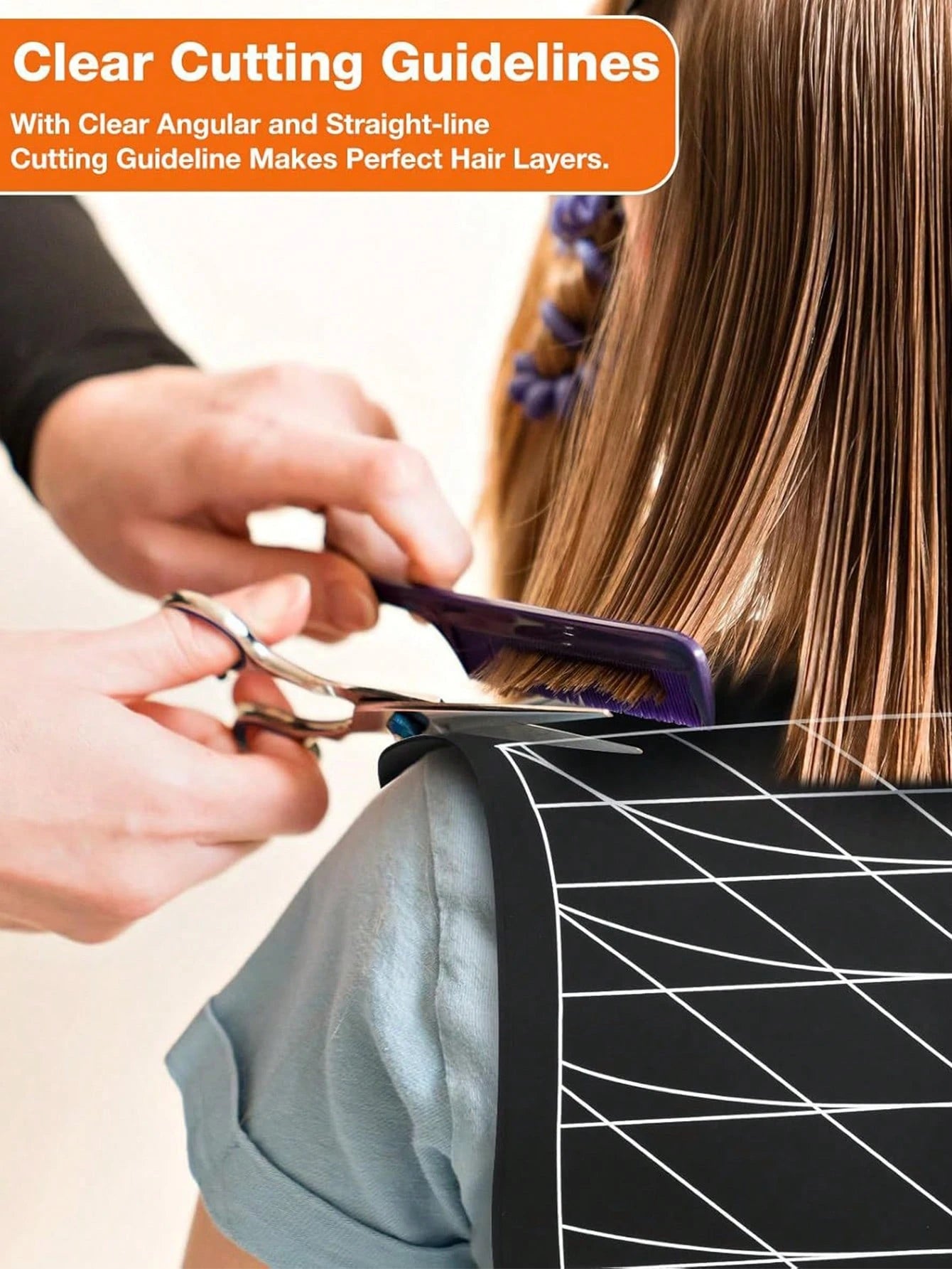 1 Silicone Multifunctional Shawl, Waterproof And Anti-Static Cutting And Dyeing Set, Salon Hair Salon Cutting And Dyeing Set, Men's, Women's And Children's Hairstyles For Family Salons And Travel, As