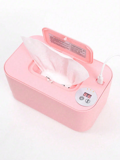 1. USB Output Power: 5V-2A, Only Suitable For 10W Wet Wipe Warmer, 55-65 Degree 3-Level Temperature Adjustment, Constant Temperature Insulated Wet Wipe Warmer And Dispenser, Portable Wet Wipe Warmer