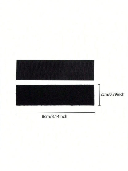 10/20/40/60pcs Self Adhesive Hook And Loop Strips, Sticky Back Tape Fastener, Heavy Duty Mounting Strips For Home Or Office Use- Instead Of Holes And Screws