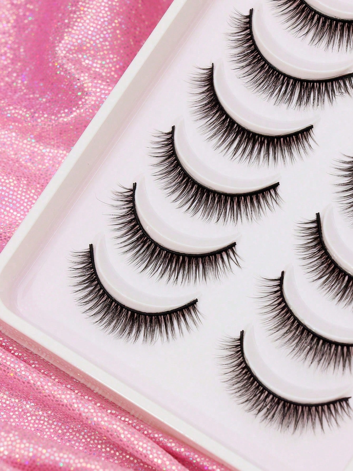10/5/1 Pair Natural C Curl False Eyelashes, Fluffy Soft, Dense 3D Lashes, Long & Thin, Messy Multi-Layer, Short & Thick, Can Be Grafted, Loose False Eyelashes, Suitable For Makeup, Wedding, Party, Nig