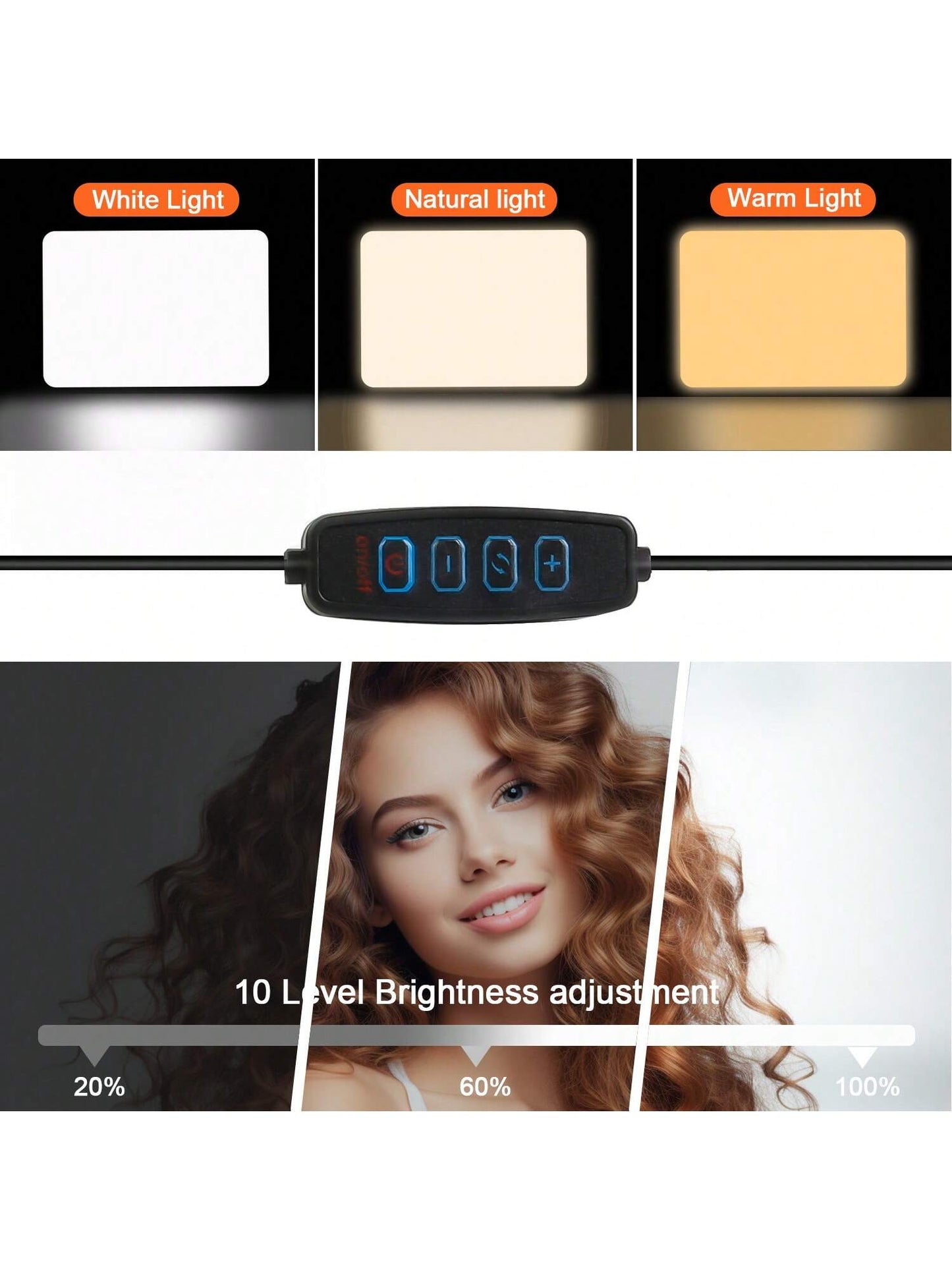 10 Inch LED Square Light With 110cm Adjustable Tripod Stand- Enhanced Brightness, Full Coverage- Perfect For Photography, Makeup, Group Selfies, Meetings, And Live Streaming Nan Strong Load-Bearing