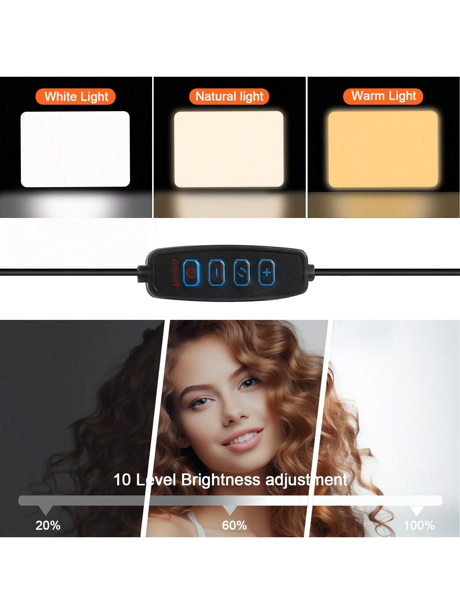10 Inch LED Square Light With 110cm Adjustable Tripod Stand- Enhanced Brightness, Full Coverage- Perfect For Photography, Makeup, Group Selfies, Meetings, And Live Streaming Nan Strong Load-Bearing