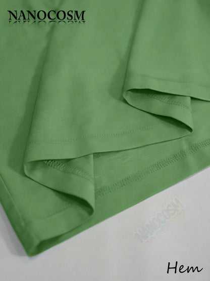[100% Cotton] DVD Video Nostalgic Green Logo Vintage Gaming Print T-Shirt 2000s Aesthetic Retro Summer Shirt- Unisex Women & Men's Campus Daily Wear
