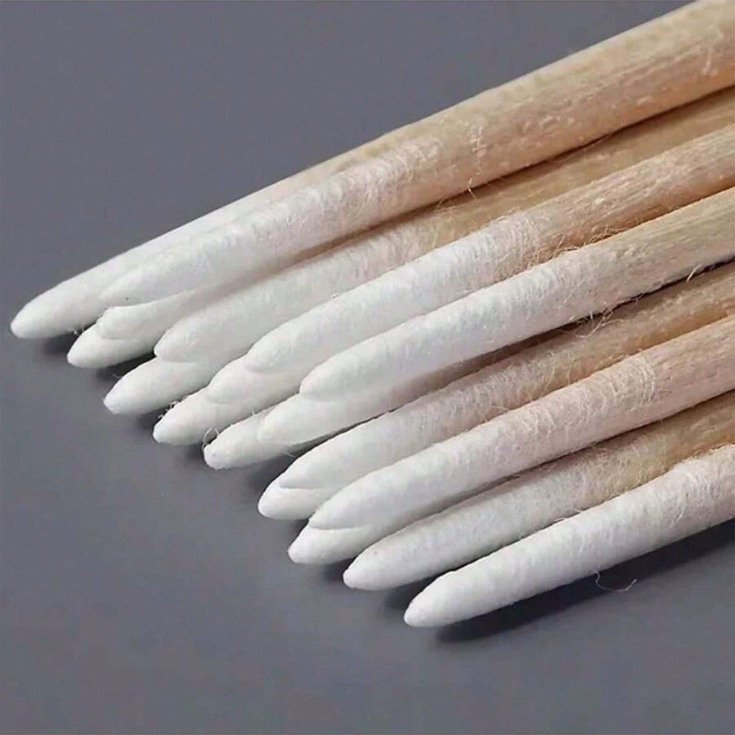 100pcs/200pcs Nail Cleaning Swabs Cleaning Sticks With Wooden Handle, Nail Art Detail Corrector, Nail Polish Remover, Manicure Tools (Random Styles)