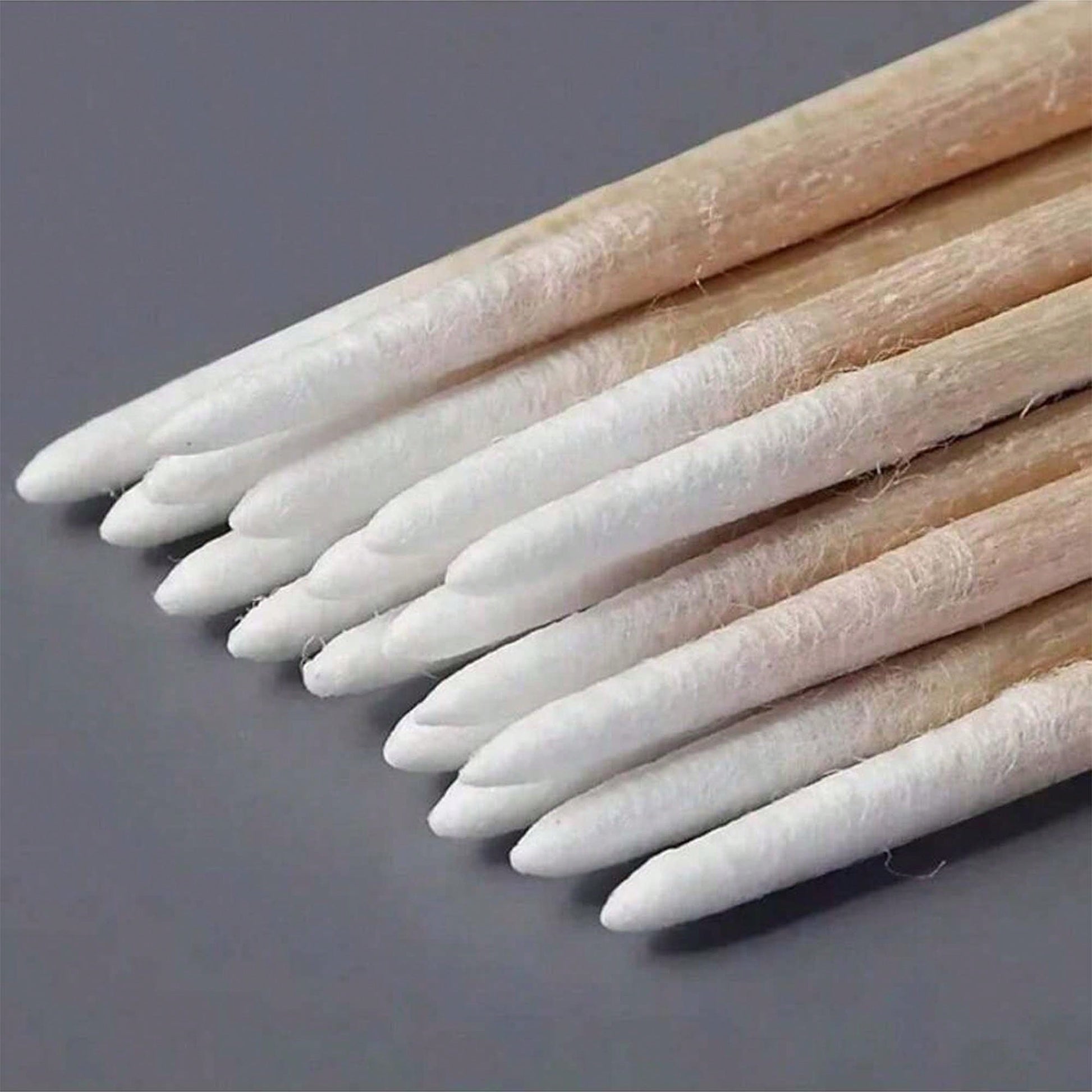 100pcs/200pcs Nail Cleaning Swabs Cleaning Sticks With Wooden Handle, Nail Art Detail Corrector, Nail Polish Remover, Manicure Tools (Random Styles)